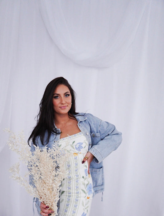 The Bow Edit Jean Jacket