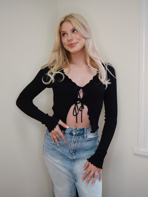The Soft Tie Top